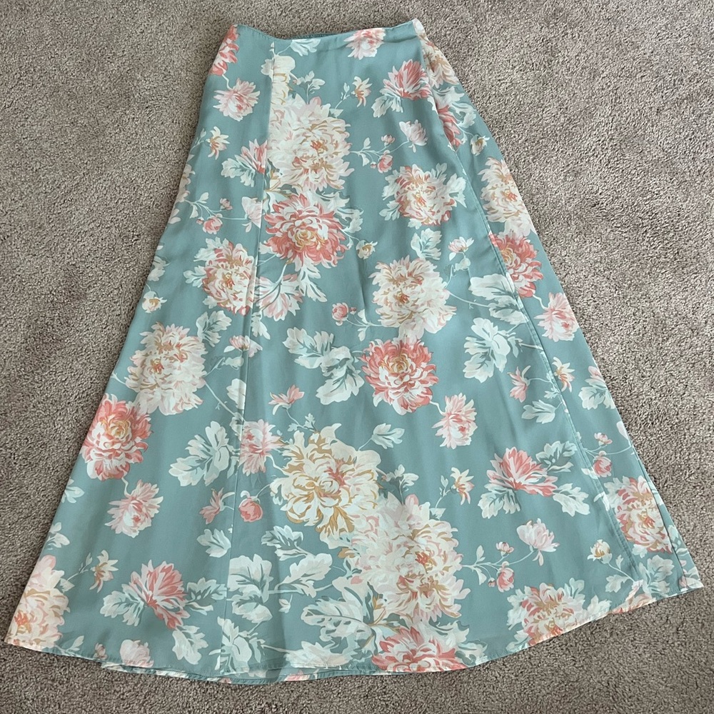 Abercrombie & Fitch High Rise Wrap Maxi Skirt